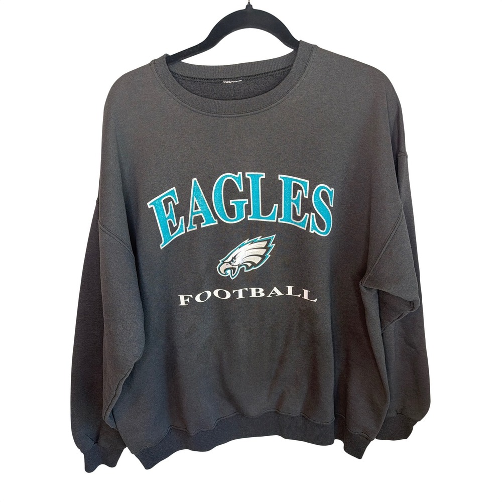 Vintage 90's Champion Philadelphia Eagles Football Sweatshirt Mens XL